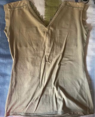 Camiseta tirantes Lois verde militar