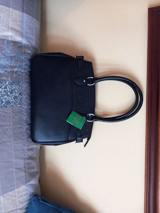 Bolso de mano Elos Negro Corte Inglés Nuevo
