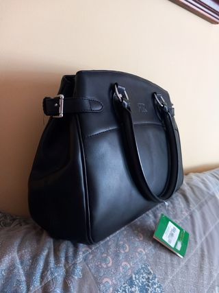 Bolso de mano Elos Negro Corte Inglés Nuevo