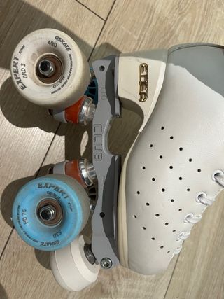 Patines Artísticos Blancos Talla 31