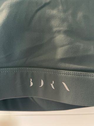 Sujetador deportivo Born Living Yoga gris verde 