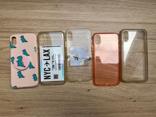 Pack 5 Fundas iPhone X