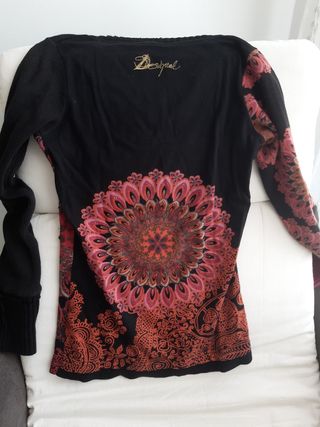 Jersey Desigual Negro Multicolor