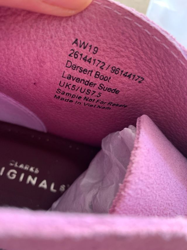 Clarks rosa numero 38 modello Desert Boot