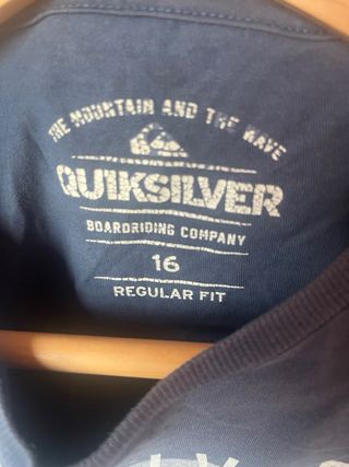 Camiseta Quiksilver Azul Estampada
