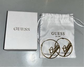 Pendientes Guess Dorados Originales