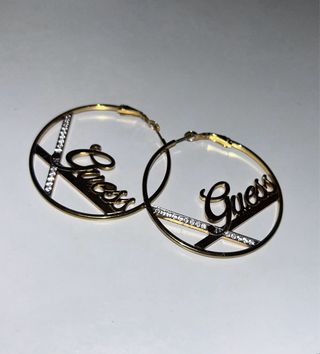 Pendientes Guess Dorados Originales