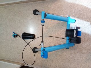 Rodillo Tacx y soporte rueda delantera