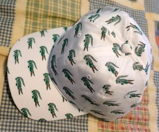 Gorra Lacoste Cocodrilos Blanca y Verde