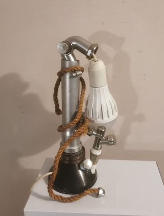 Lampada da tavolo vintage stile industrial