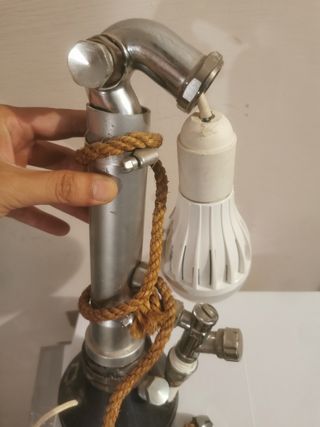 Lampada da tavolo vintage stile industrial