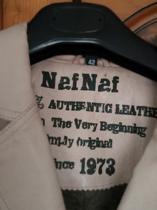 Chaqueta de piel Naf Naf