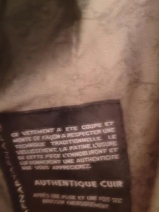 Chaqueta de piel Naf Naf