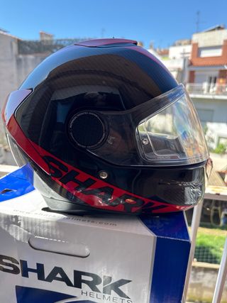 Shark Spartan Carbon Talla S + Cardo Spirit