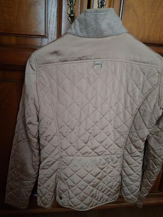 Chaqueta acolchada Massimo Dutti beige