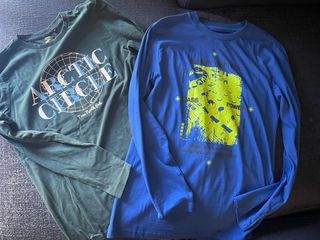 Set 2 maglie cotone ragazzo manica lunga 14/15 ann