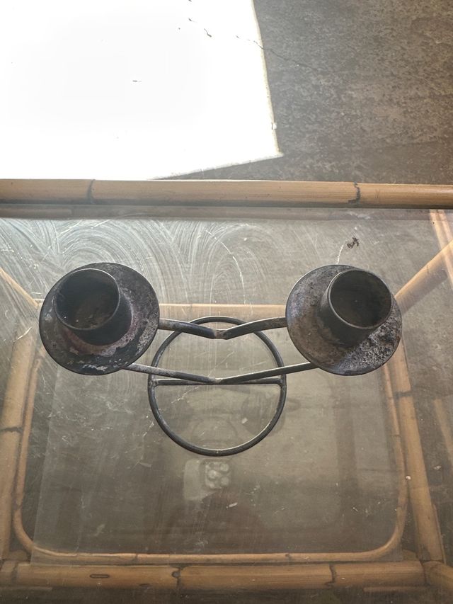 Portavelas Corazón para 2 Velas