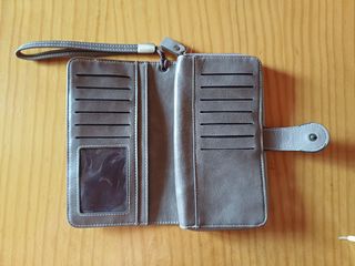 Monedero/Billetera Gris Mujer