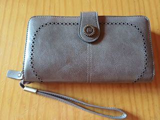 Monedero/Billetera Gris Mujer