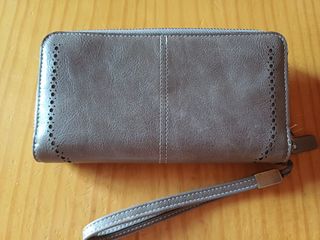 Monedero/Billetera Gris Mujer