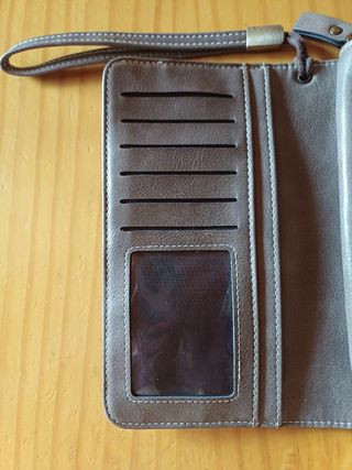 Monedero/Billetera Gris Mujer