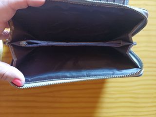 Monedero/Billetera Gris Mujer