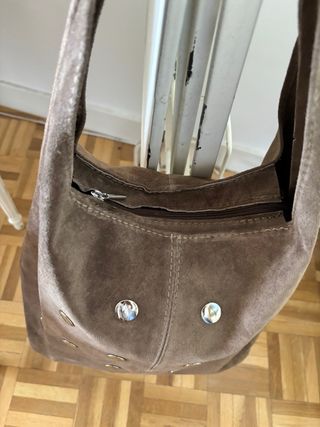 Bolso saco tachuelas Topo