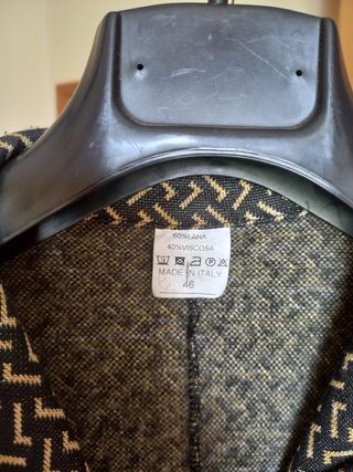 Vestito donna fantasia oro nero