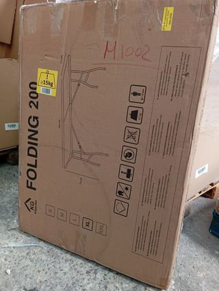 Mesa plegable blanca 200cm