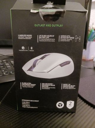 Ratón Razer Orochi V2 Bluetooth Inalámbrico Blanco