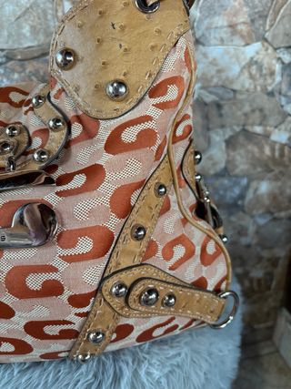 Borsa Guess Y2K Beige Multicolor