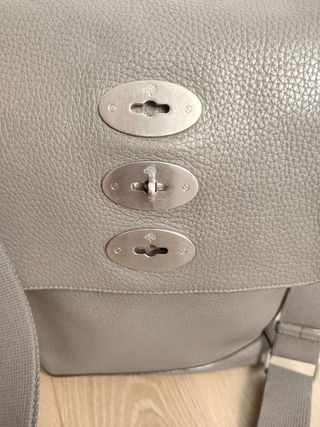 Bolso Mulberry Piel Grande Color Topo 