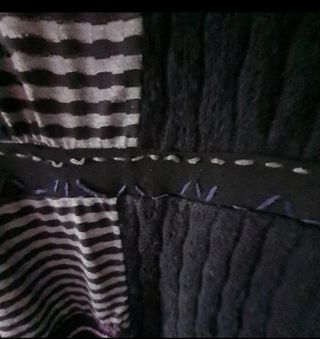 Vestito 101 IDEAS etnico vintage nero S