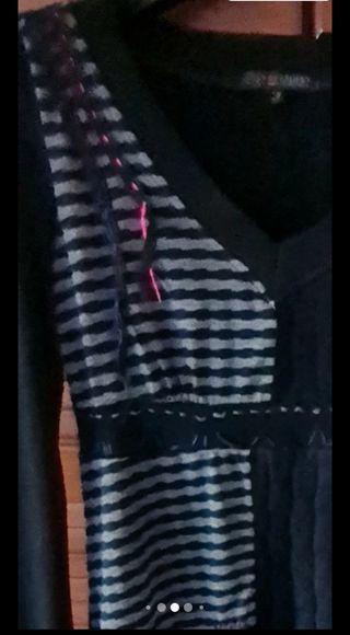 Vestito 101 IDEAS etnico vintage nero S