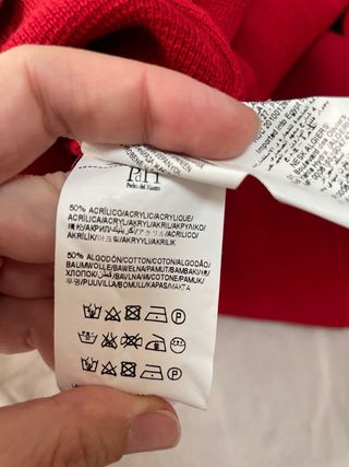 Vestido Pedro del Hierro Rojo Rayas