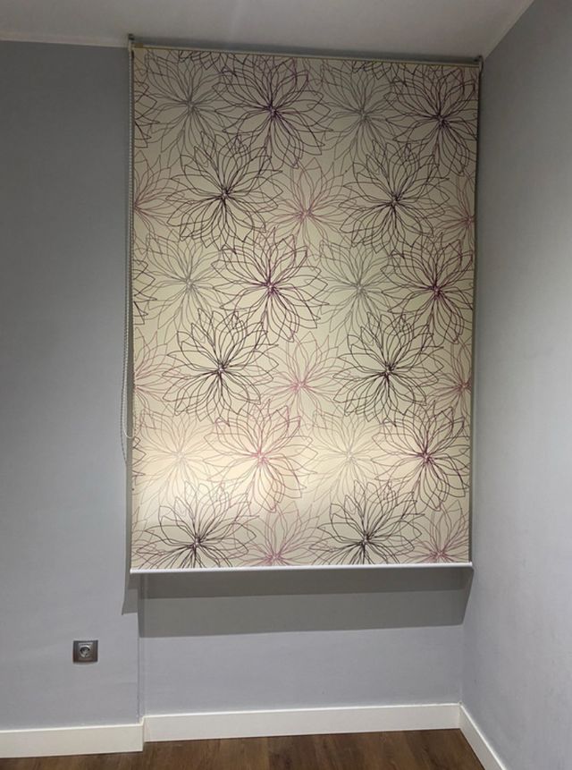 Estampa cortina de quarto para menina 