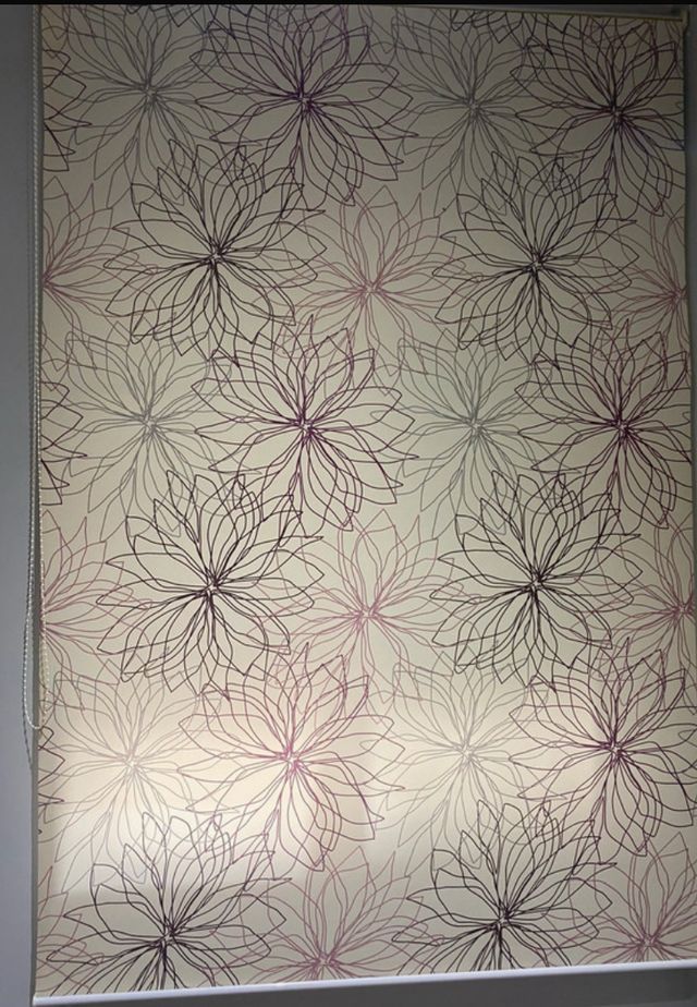 Estampa cortina de quarto para menina 