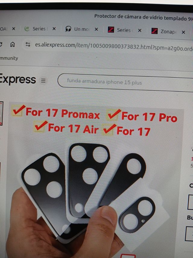 Funda iPhone 17 Cristal Templado Protector