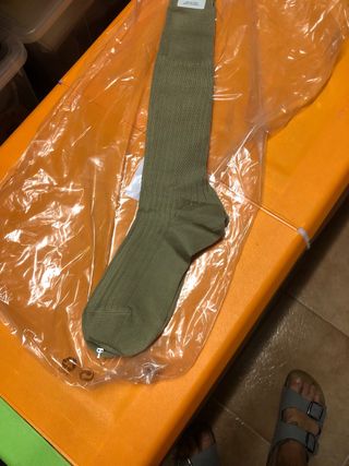 2 paia calze lunghe 100% cotone