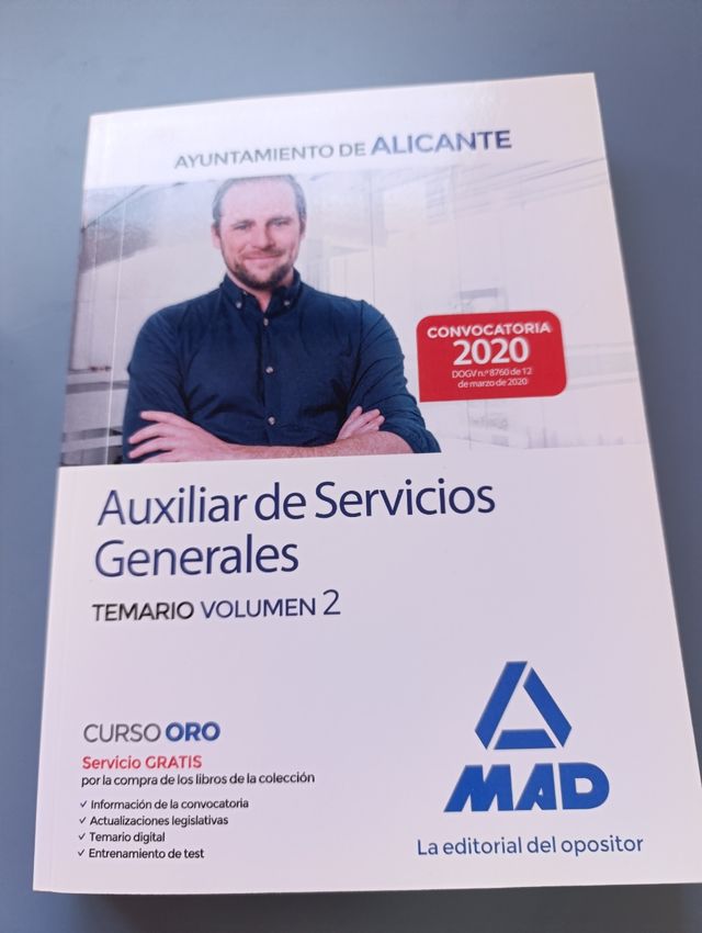 Temario Auxiliar Servicios Generales Oposiciones 
