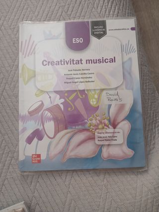 Libro Creativitat musical ESO