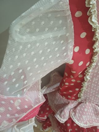 Traje Flamenca Niña Lunares