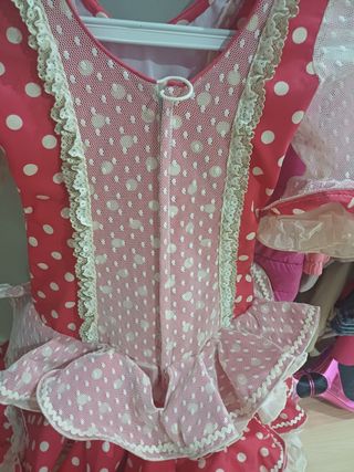 Traje Flamenca Niña Lunares