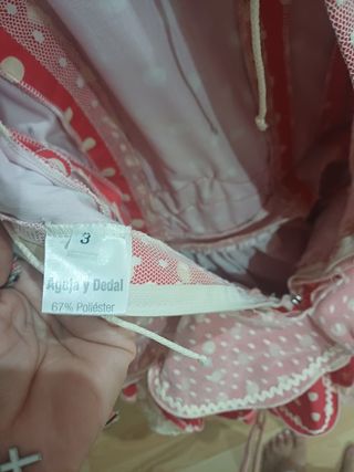 Traje Flamenca Niña Lunares