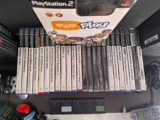 Lote PS2 Sony Negro