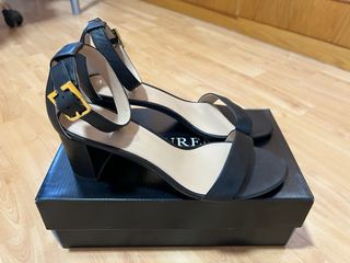 Sandalias Ralph Lauren Mujer Negras
