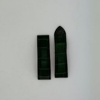 CORREA CARTIER COCODRILO VERDE 20MM-18MM