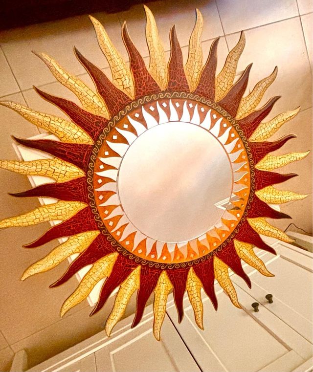 Espejo Sol Decorativo