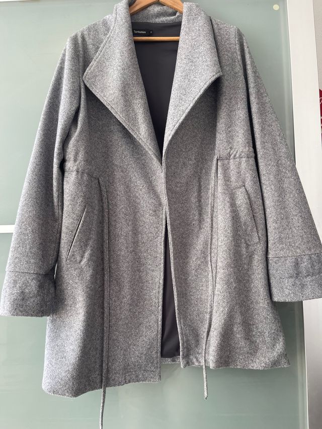 Chaqueta de paño gris