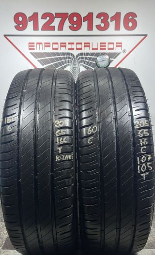 205 65 16C T MICHELIN RUEDA AL 90% VIDA UTIL